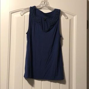 Navy dressy tank